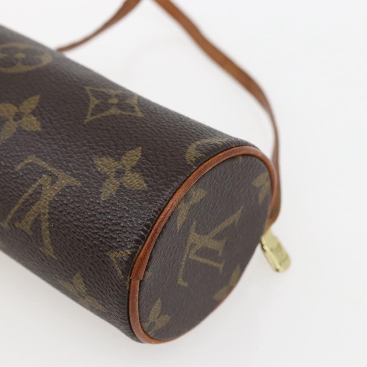 Louis Vuitton Papillon Pochette Monogram Canvas, BROWN, CANVAS, Clutche & pouche