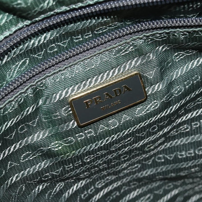 Prada Convertible Bow Tote Tessuto, GREEN, NYLON, Handbag