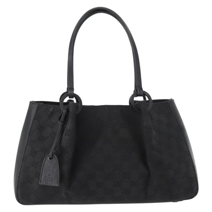 Gucci Vintage Handbag Canvas, BLACK, CANVAS, Handbag