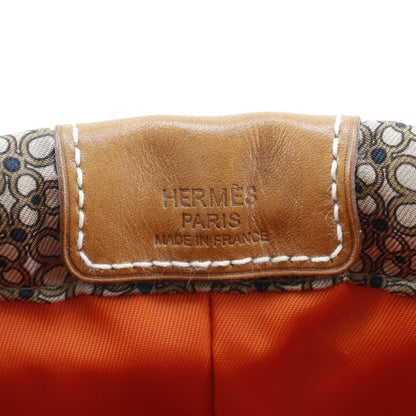 Hermes Fourbi Pouch Silk with Barenia, MULTICOLOUR, SILK, Clutche & pouche