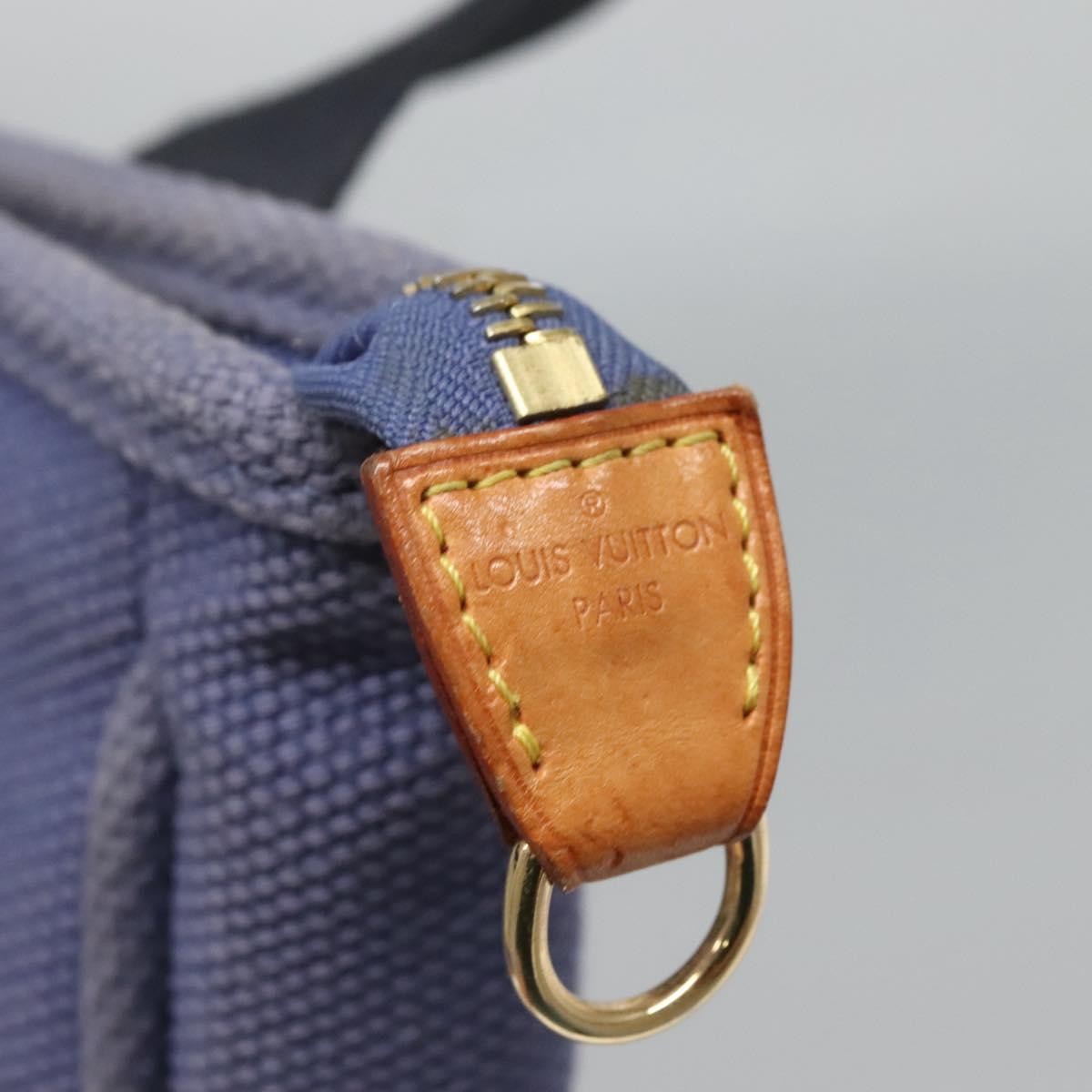 Louis Vuitton Antigua Tote Canvas, BLUE, CANVAS, Tote bag