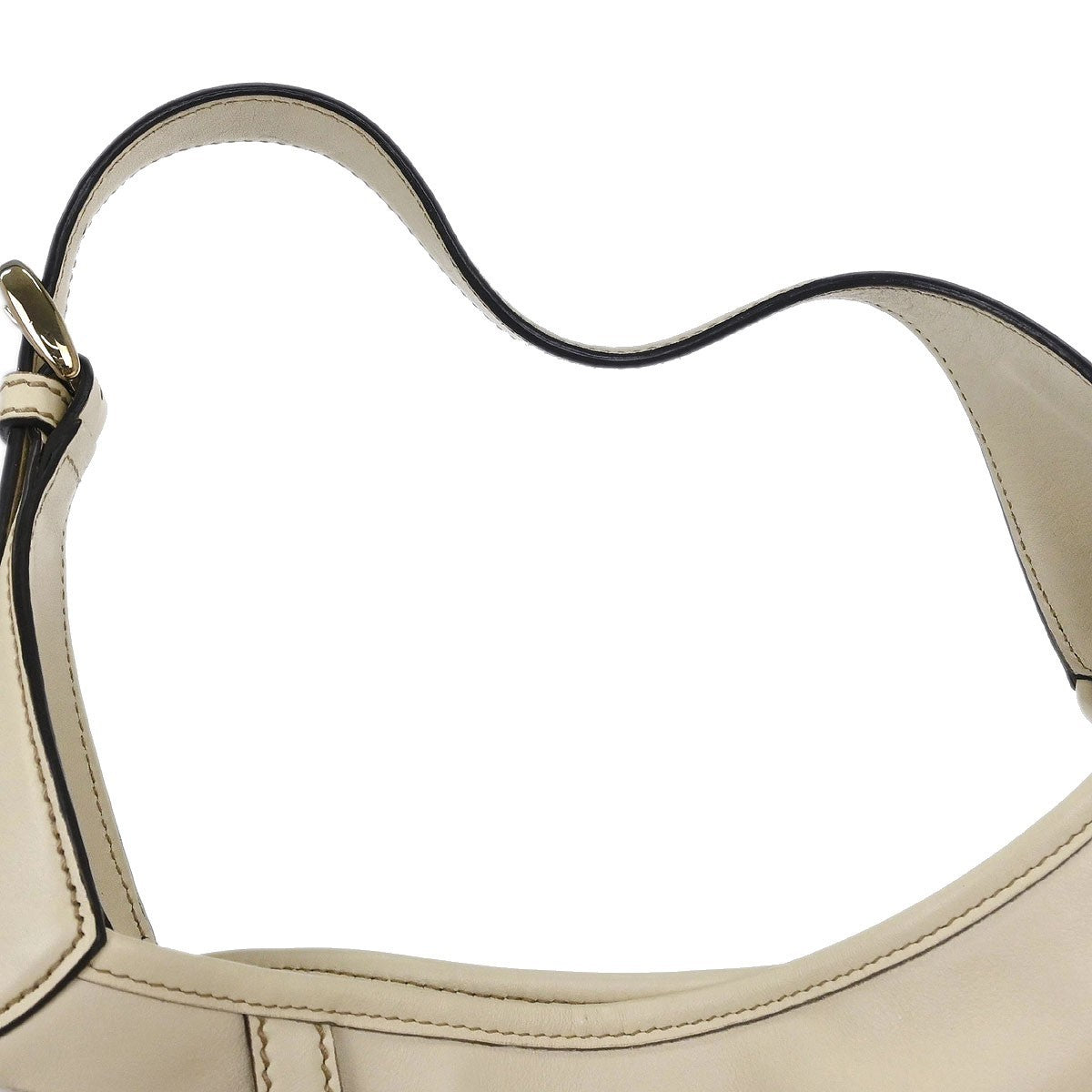Gucci 85th Anniversary Hobo Leather, ECRU, LEATHER, Handbag