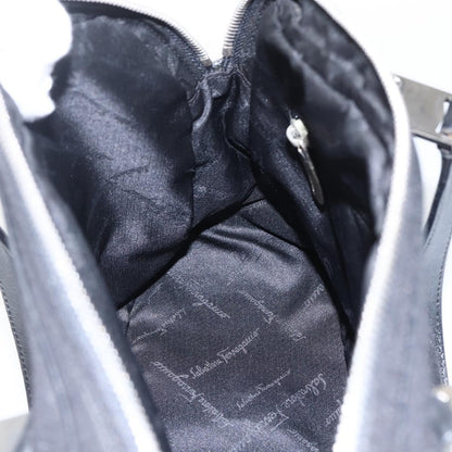 Salvatore Ferragamo Vintage Handbag Nylon, Black, Nylon, Handbag