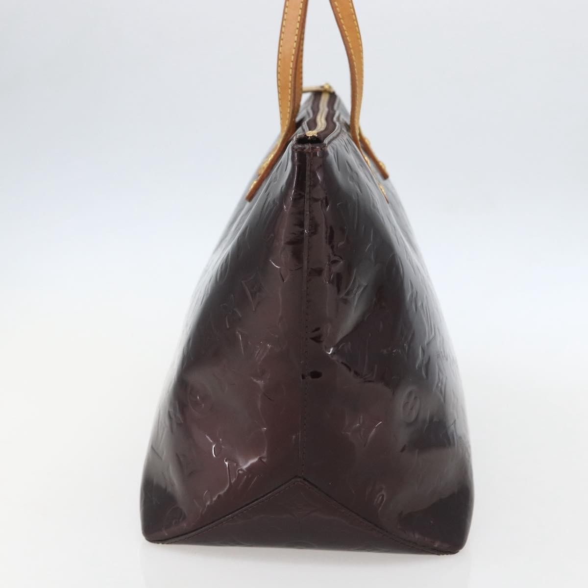 Louis Vuitton Bellevue Handbag Monogram Vernis, BURGUNDY, PATENT_LEATHER, Tote bag