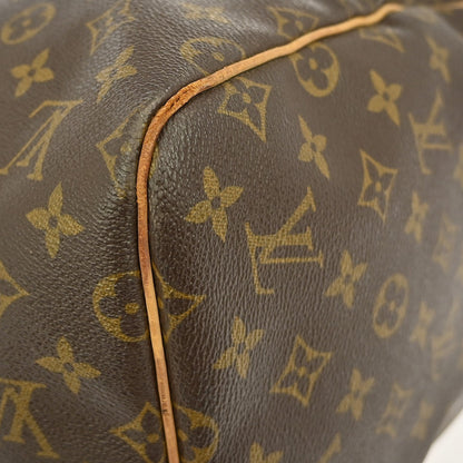 Louis Vuitton Keepall Bag Monogram Canvas, BROWN, CANVAS, Travel bag