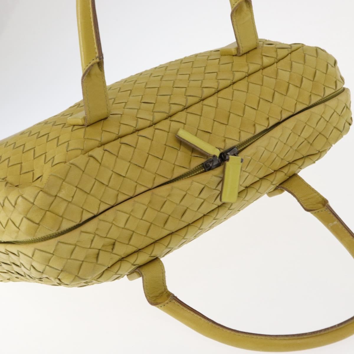Bottega Veneta Vintage handbag Leather, YELLOW, LEATHER, Handbag