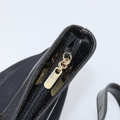 Salvatore Ferragamo Vala tote Canvas, BLACK, CANVAS, Tote bag