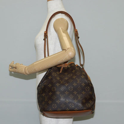 Louis Vuitton Petit Noe Handbag Monogram Canvas, BROWN, CANVAS, Handbag