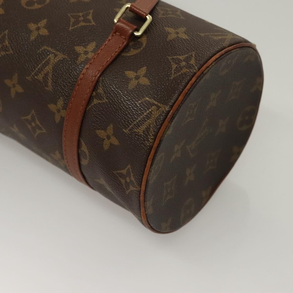 Louis Vuitton Papillon Handbag Monogram Canvas, BROWN, CANVAS, Handbag
