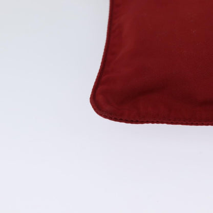 Prada Front Pocket Messenger Bag Tessuto, Red, Nylon, Shoulder Bag