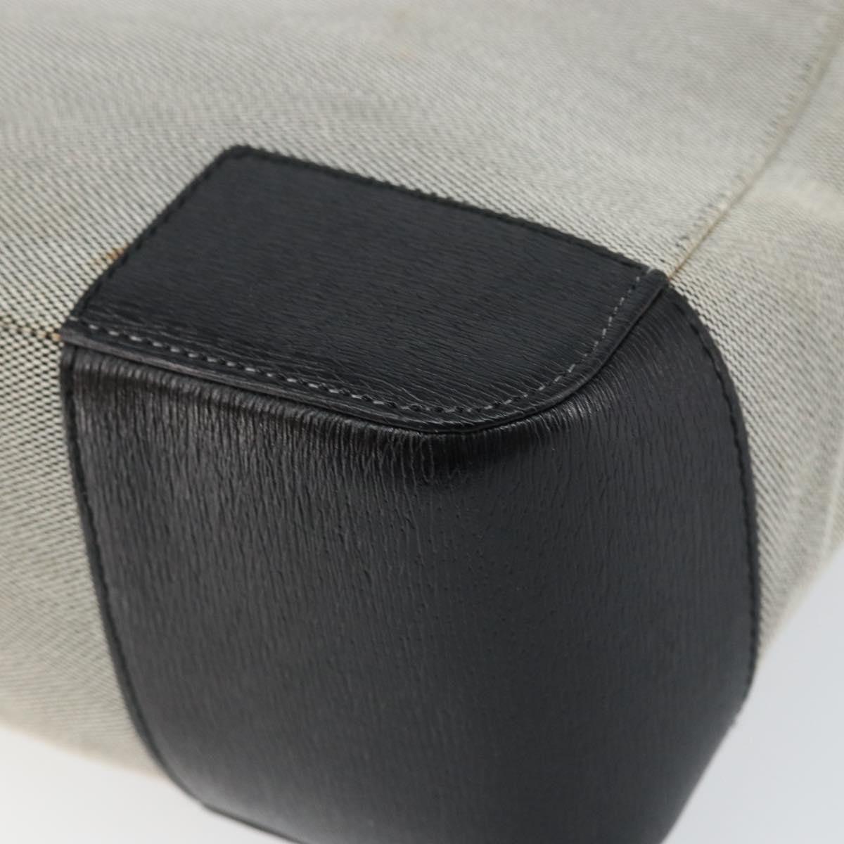 Gucci Vintage square G handbag Canvas, GRAY, CANVAS, Handbag