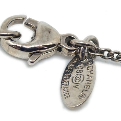 Chanel CC Logo Pendant Necklace Metal, SILVER, SILVER_PLATED, Necklace