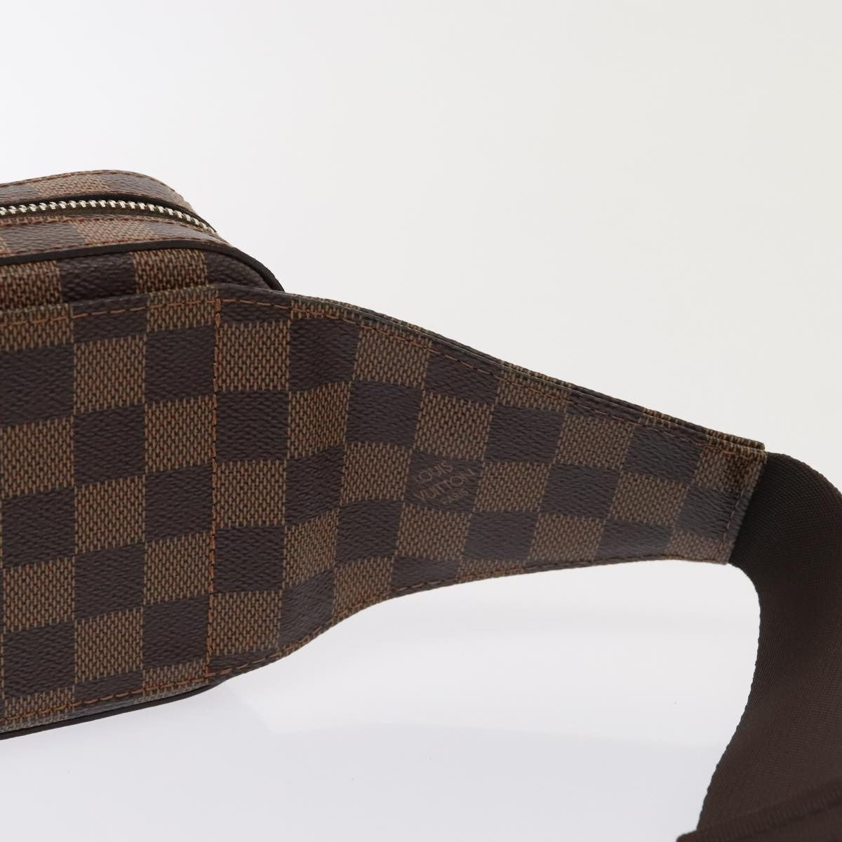 Louis Vuitton Geronimos Waist Bag Damier, BROWN, CANVAS, Shoulder bag