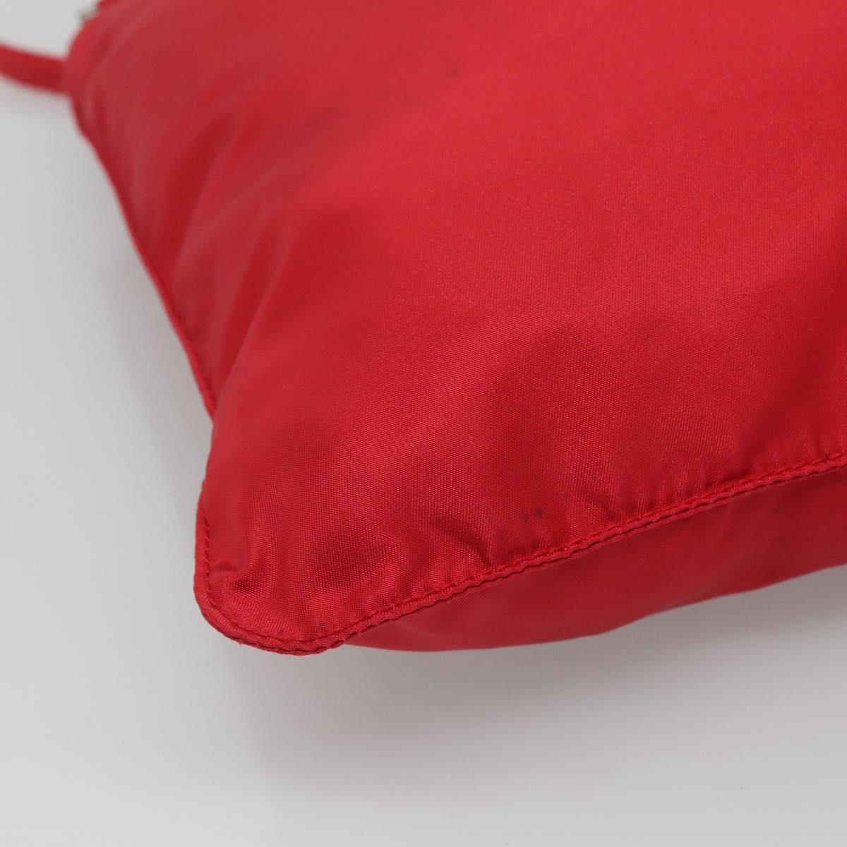 Prada Flat Messenger Bag Tessuto, Red, Nylon, Shoulder Bag