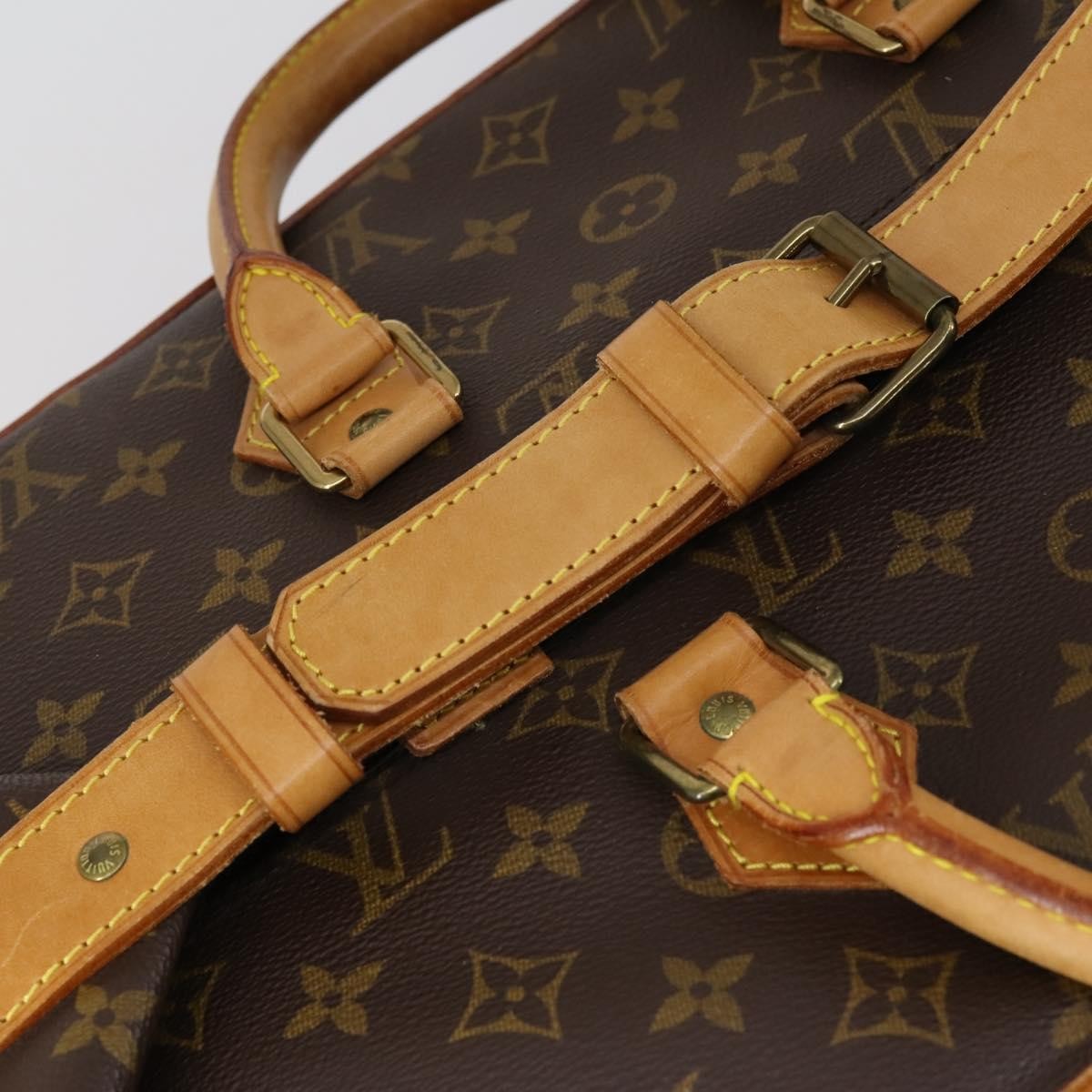 Louis Vuitton Cruiser Handbag Monogram Canvas, BROWN, CANVAS, Travel bag