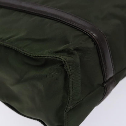 Prada Vintage Shoulder Bag Tessuto, KHAKI, NYLON, Shoulder bag
