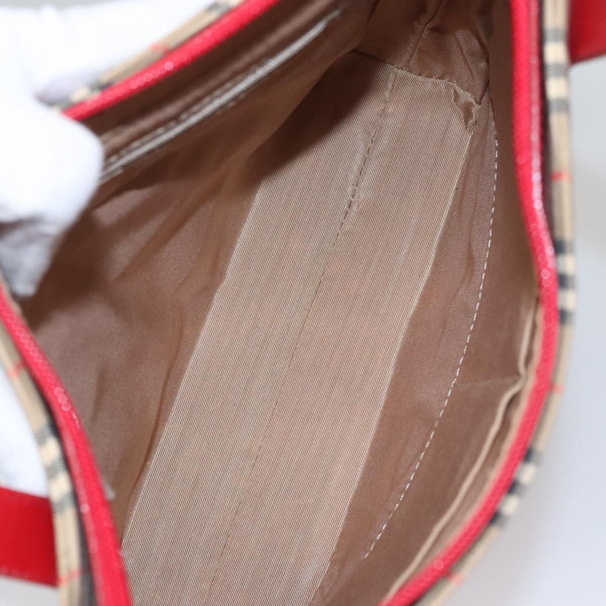 Burberry Nova Check Handbag Nova Check Canvas, BEIGE, CANVAS, Handbag