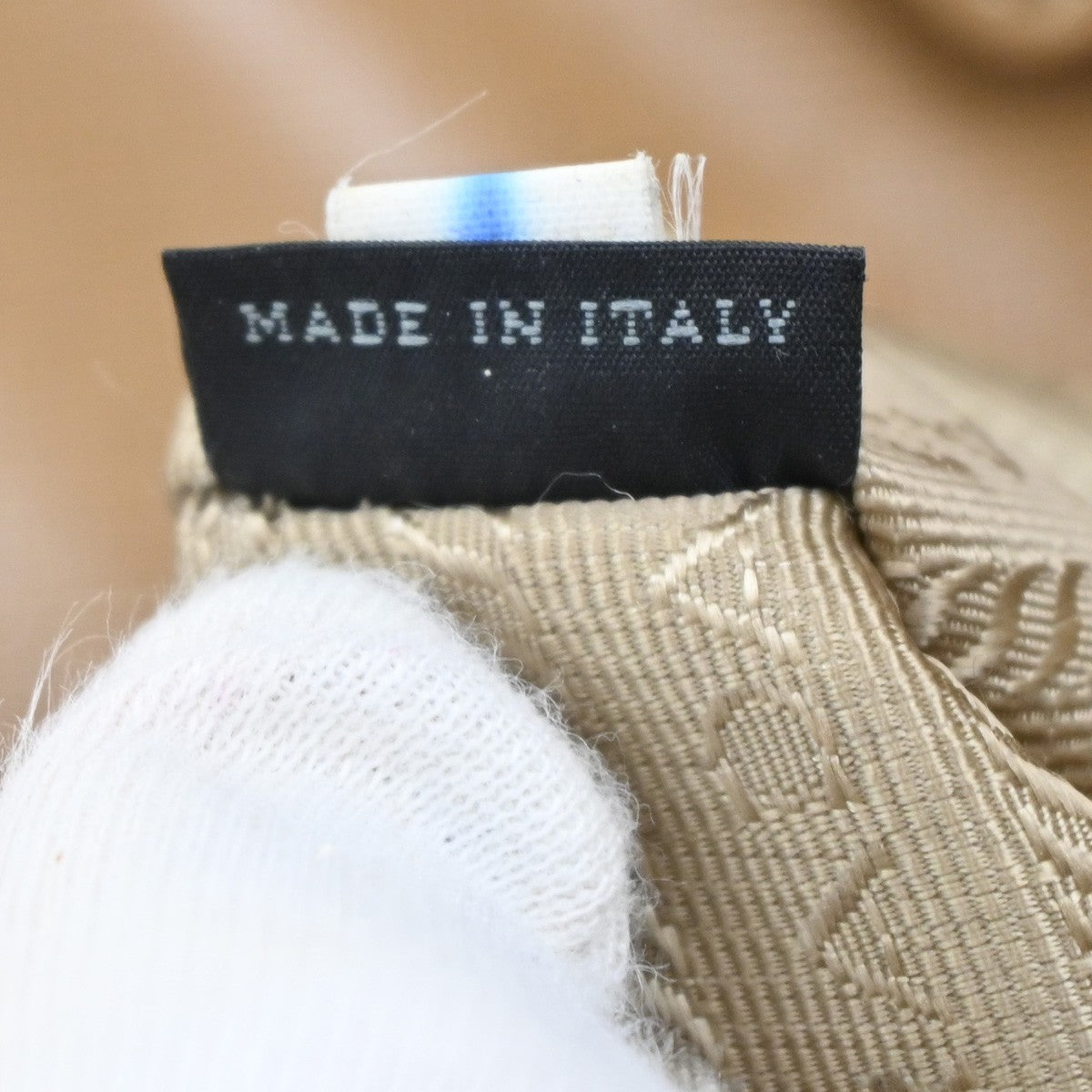 Prada Convertible Tote Canvas and Saffiano Leather, BEIGE, CANVAS, Tote bag