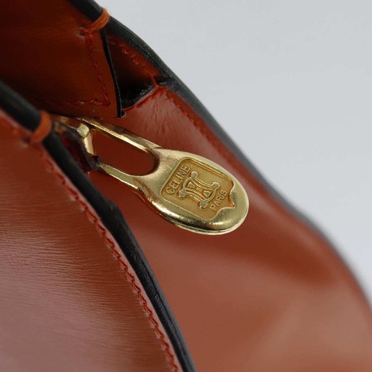 Celine Tote bag Leather, ORANGE, LEATHER, Tote bag