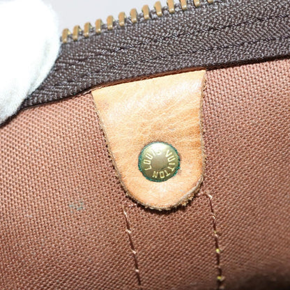 Louis Vuitton Keepall Bag Monogram Canvas, BROWN, CANVAS, Travel bag