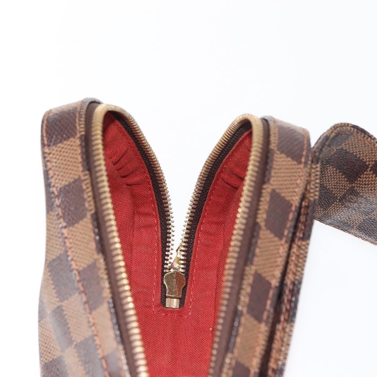 Louis Vuitton Geronimos Waist Bag Damier, BROWN, CANVAS, Shoulder bag