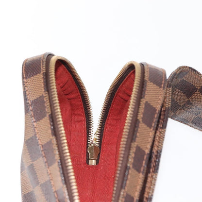 Louis Vuitton Geronimos Waist Bag Damier, BROWN, CANVAS, Shoulder bag