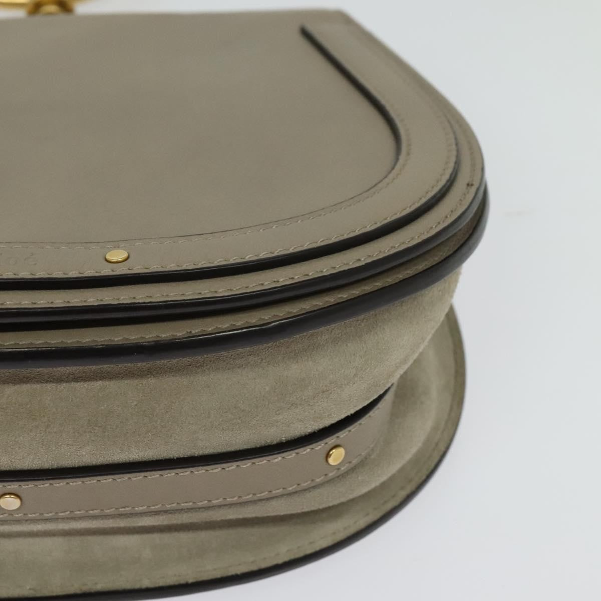 Chloe Nile Crossbody Bag Leather, BEIGE, LEATHER, Shoulder bag