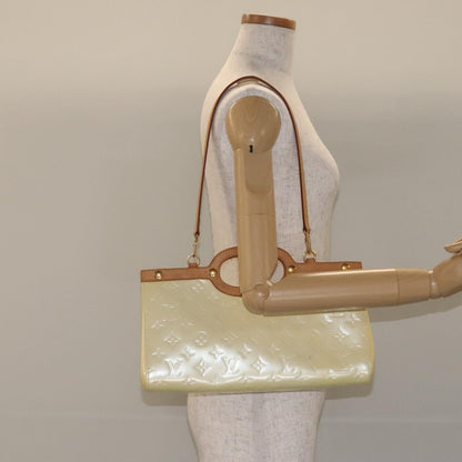 Louis Vuitton Roxbury Drive Handbag Monogram Vernis, BEIGE, PATENT_LEATHER, Handbag