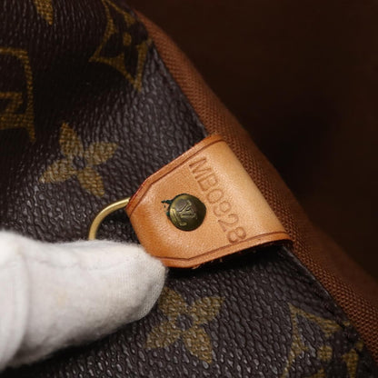 Louis Vuitton Shopping Sac Handbag Monogram Canvas, BROWN, CANVAS, Tote bag