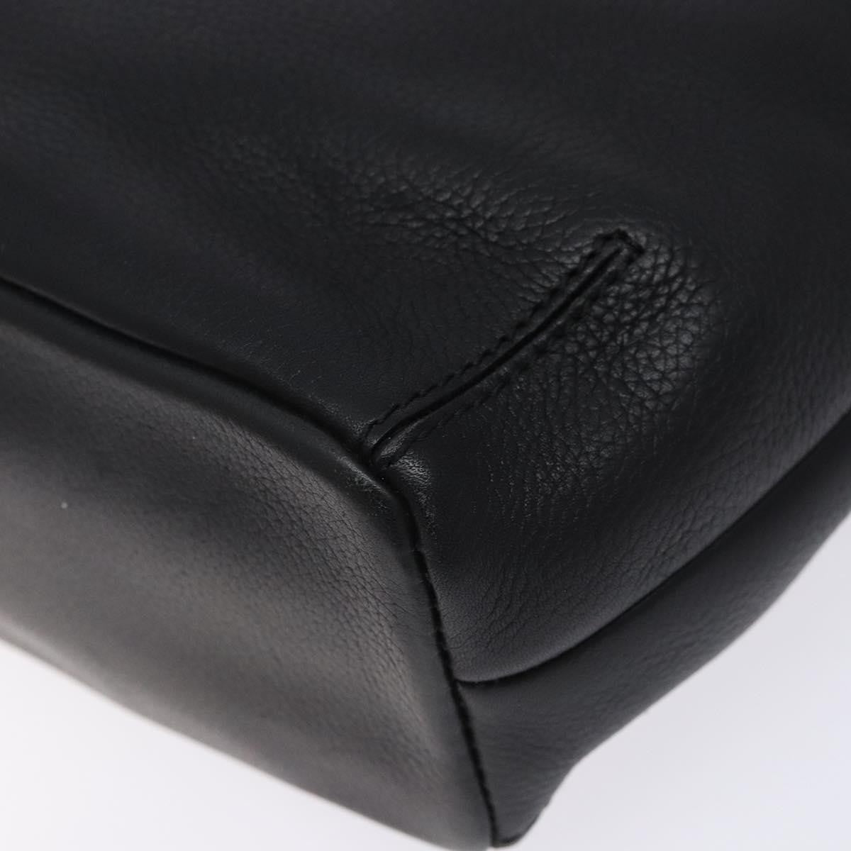 Loewe Vintage Shoulder Bag Leather, BLACK, LEATHER, Shoulder bag