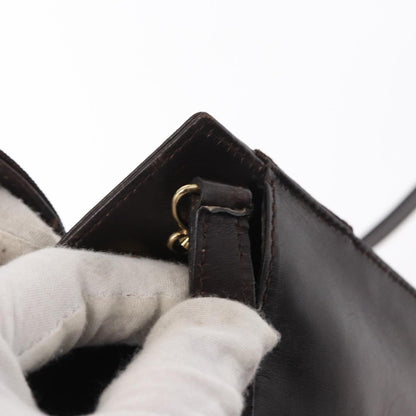 Salvatore Ferragamo Convertible Vara Bow Tote Leather, BROWN, LEATHER, Handbag