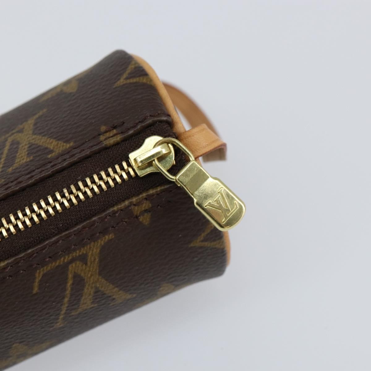 Louis Vuitton Papillon Pochette Monogram Canvas, BROWN, CANVAS, Clutche & pouche