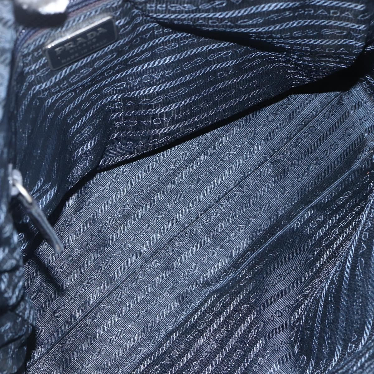 Prada Bowling Shoulder Bag Tessuto, NAVY, NYLON, Shoulder bag