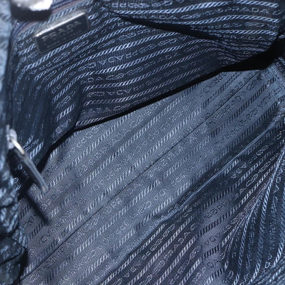 Prada Bowling Shoulder Bag Tessuto, NAVY, NYLON, Shoulder bag