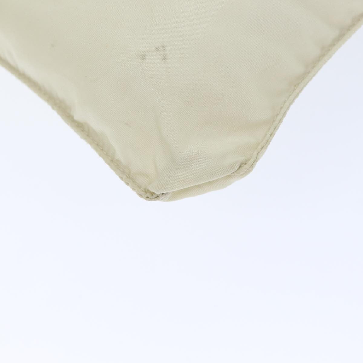 Prada Front Pocket Messenger Bag Tessuto, WHITE, NYLON, Shoulder bag