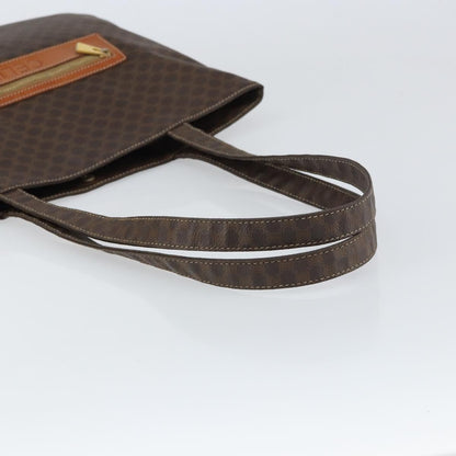 Celine Vintage Macadam Tote bag Canvas, BROWN, CANVAS, Tote bag