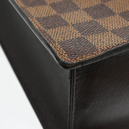 Louis Vuitton Venice Sac Plat Bag Damier, Brown, Canvas, Tote Bag