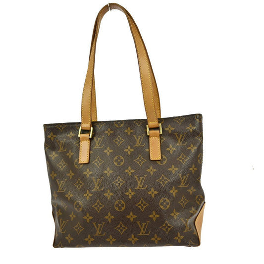 Louis Vuitton Cabas Piano Monogram Canvas, BROWN, CANVAS, Tote bag