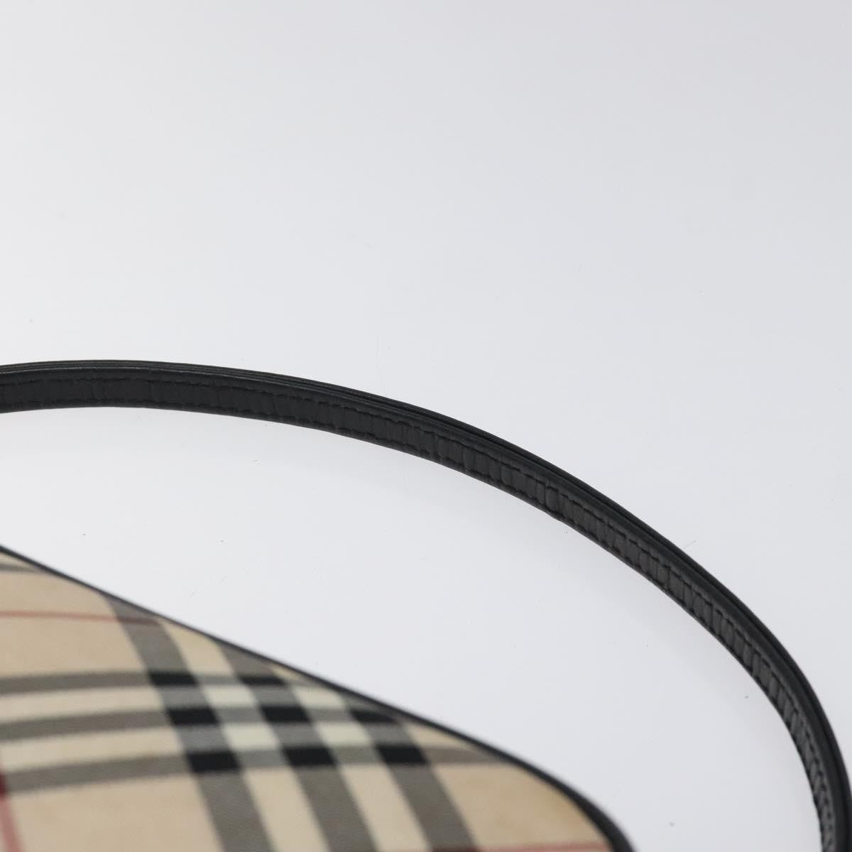 Burberry Nova check Pochette Canvas, BEIGE, NYLON, Clutche & pouche