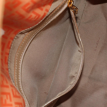 Fendi Mamma baguette Canvas, ORANGE, CANVAS, Shoulder bag