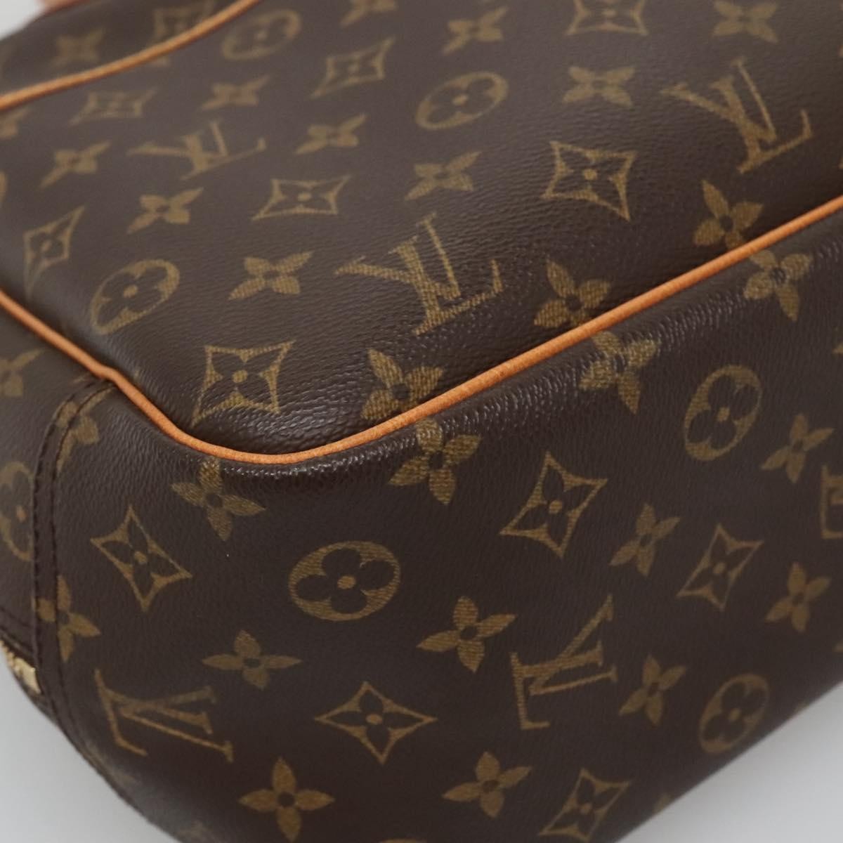 Louis Vuitton Deauville Handbag Monogram Canvas, BROWN, CANVAS, Handbag