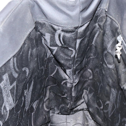 Salvatore Ferragamo Gancini Tote Nylon, BLACK, NYLON, Tote bag