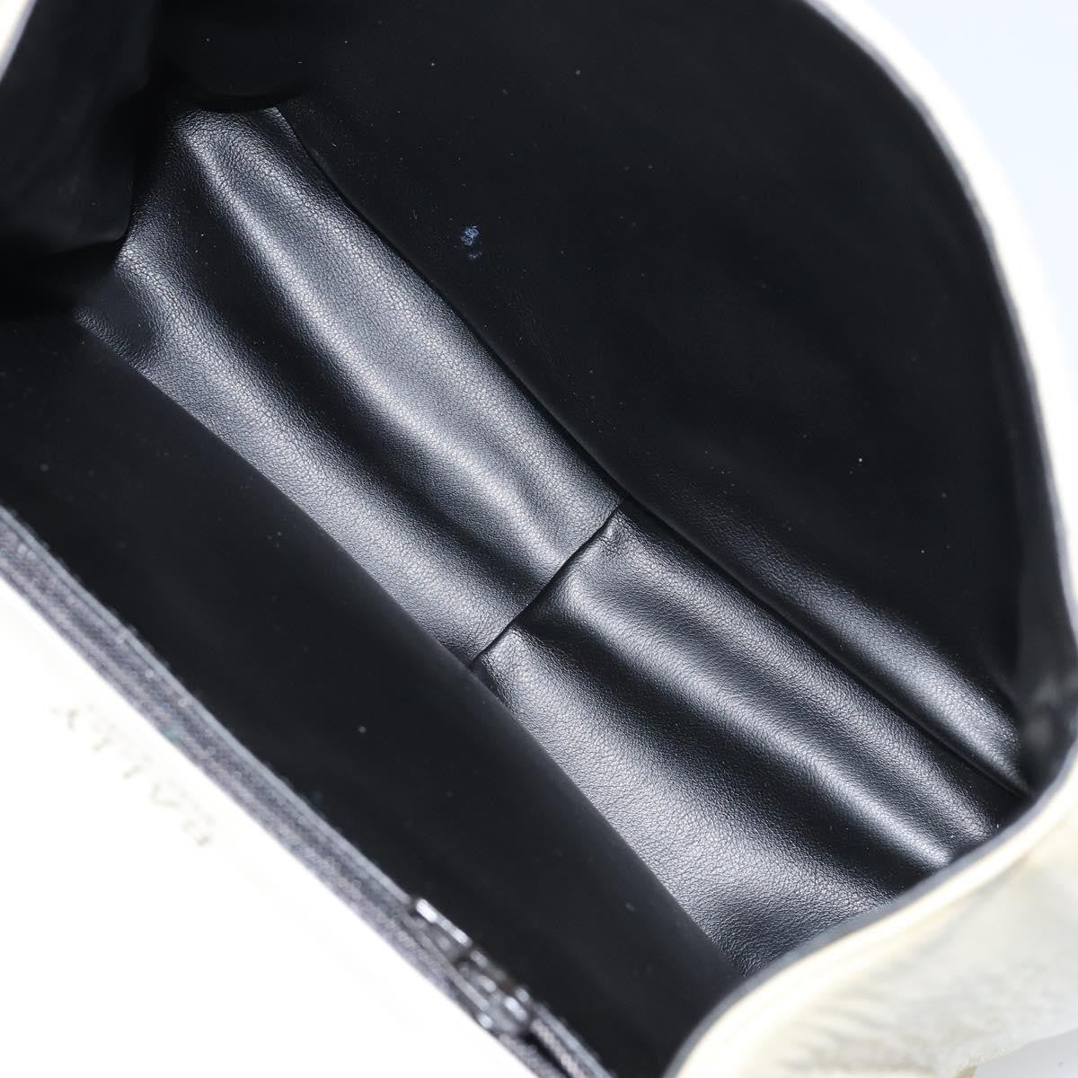 Bally Vintage Handbag Quilted Leather, WHITE, LEATHER, Handbag