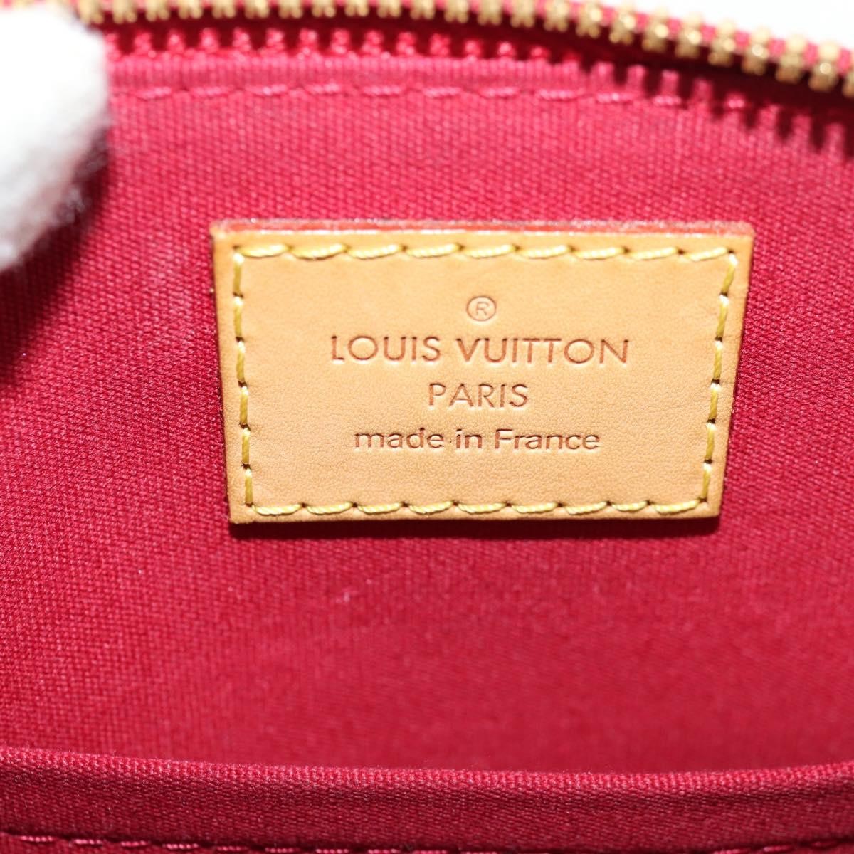 Louis Vuitton Alma Handbag Monogram Vernis, RED, PATENT_LEATHER, Handbag