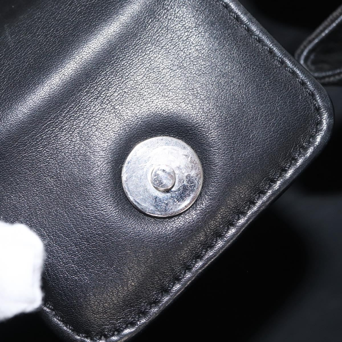 Chanel Vintage CC Charm Tote Chevron Canvas, BLACK, CANVAS, Tote bag