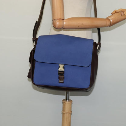 Prada Vintage Shoulder Bag Canvas, BLUE, CANVAS, Shoulder bag
