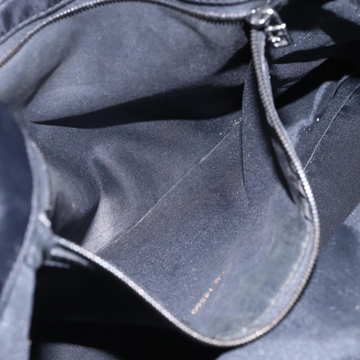 Fendi Vintage FF Tote Nylon, BLACK, NYLON, Tote bag