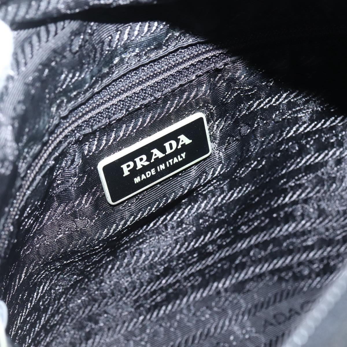 Prada Buckle Messenger Bag Tessuto, BLACK, NYLON, Crossbody bag