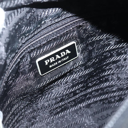 Prada Buckle Messenger Bag Tessuto, BLACK, NYLON, Crossbody bag