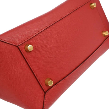 Celine Belt Bag Calfskin, RED, LEATHER, Handbag